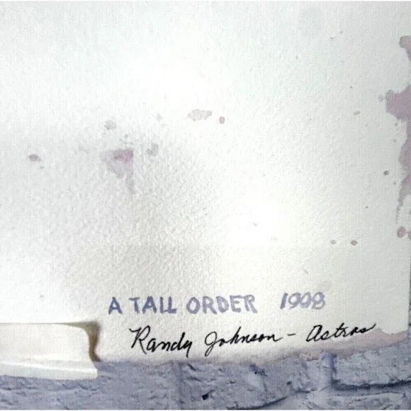 Original Randy Johnson Watercolor Painting Signed Realism Artwork Not Framed - Picture 11 of 12